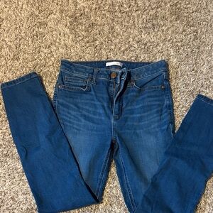 LC Lauren Conrad Medium Blue Skinny Jeans